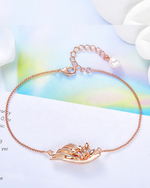 Multicolour Swarovski Crystal Wings Bracelet - ANGELUVE
