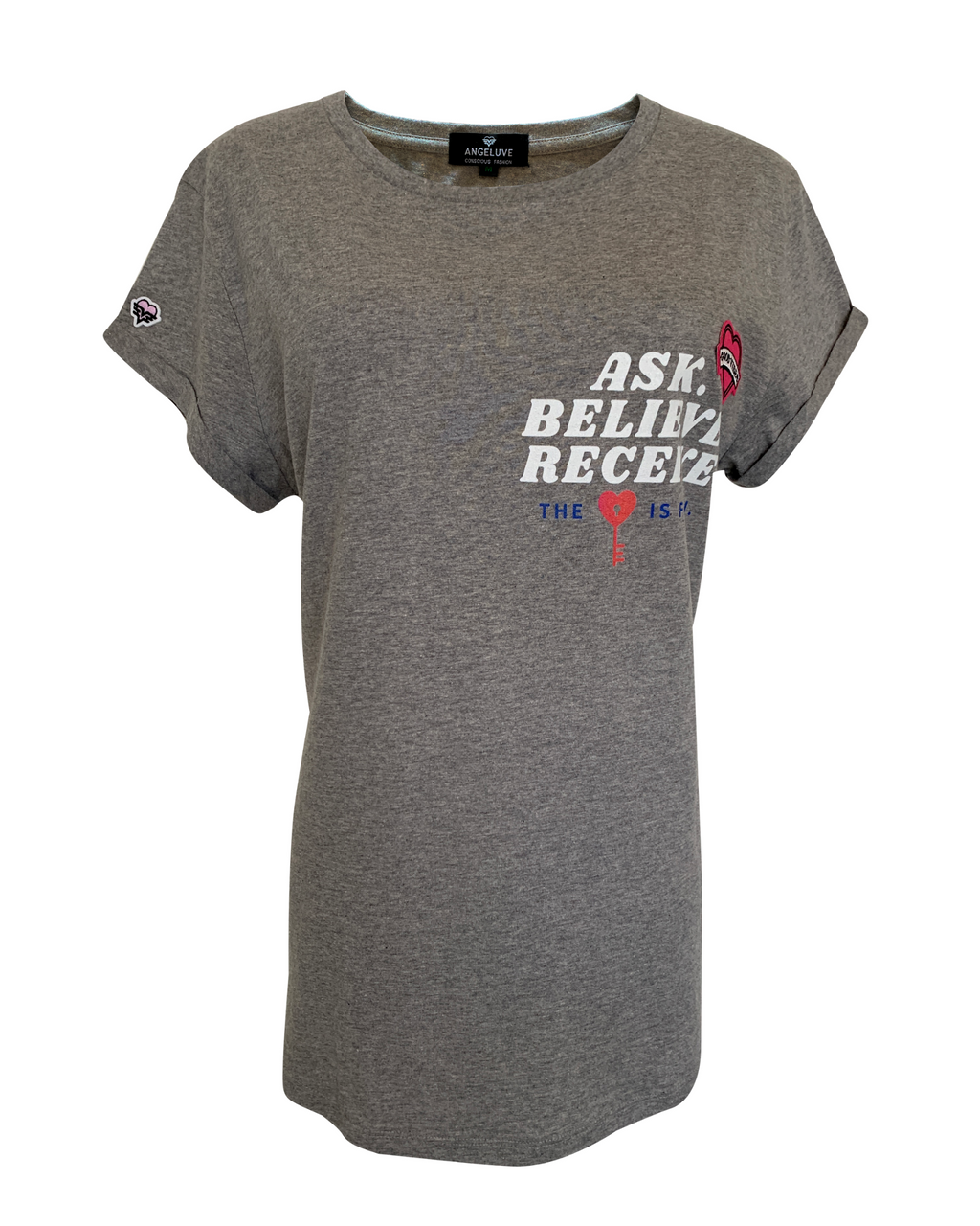 Ask Believe Receive T-shirt - ANGELUVE