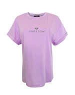 Love & Light Organic Cotton Lilac Tee