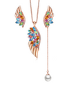Multi-colour Swarovski Crystal Necklace Set