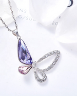 Magical Butterfly Crystal Necklace